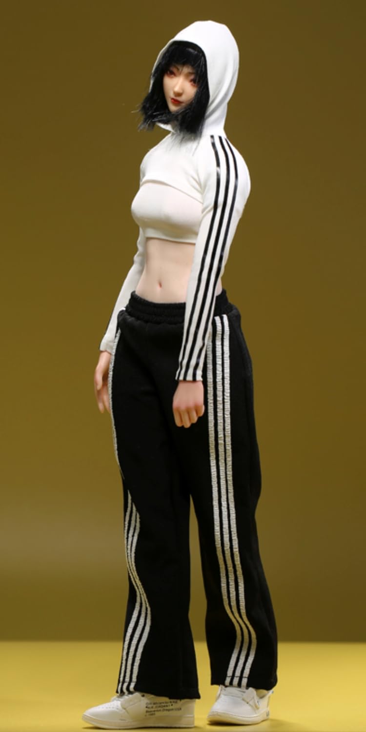 Ropa para muñeca a escala 1/6: Traje deportivo informal para figura de acción coleccionable de 12 pulgadas