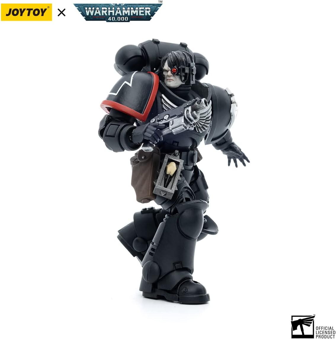 Figurine de collection JoyToy Warhammer 40K Raven Guard Intercessors Brother Nax à l'échelle 1:18