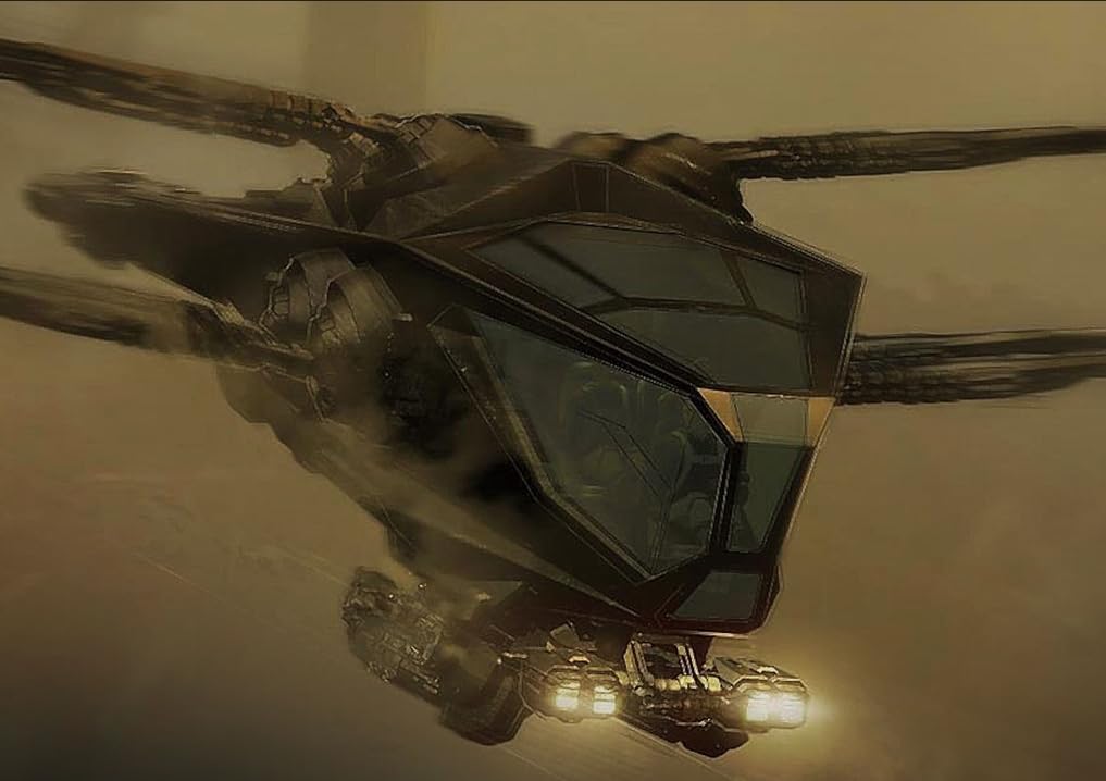 Kits de modelos de plástico Meng: Ornitóptero Harkonnen, figuras coleccionables con separación de color sin pegamento