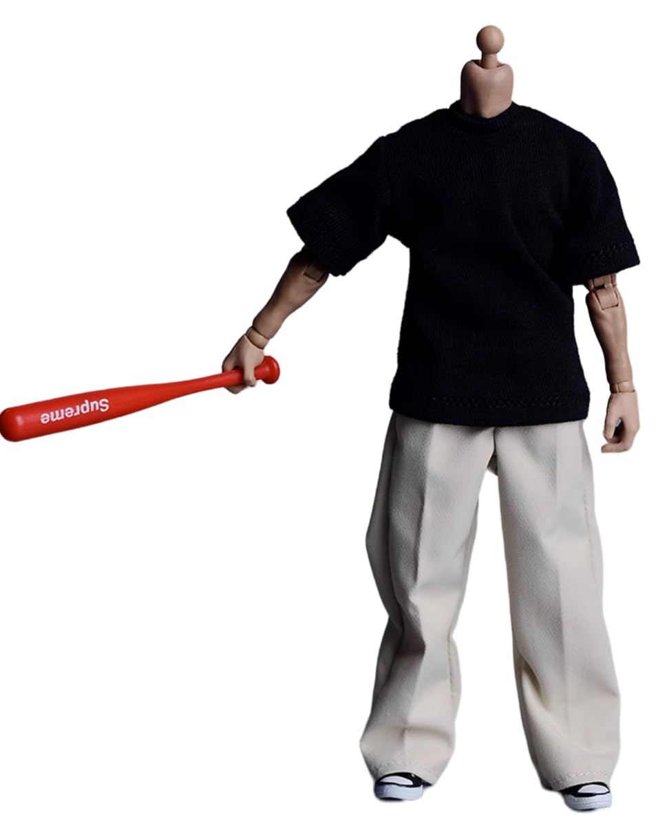 Ropa para muñeca a escala 1/12: pantalones casuales, accesorio coleccionable