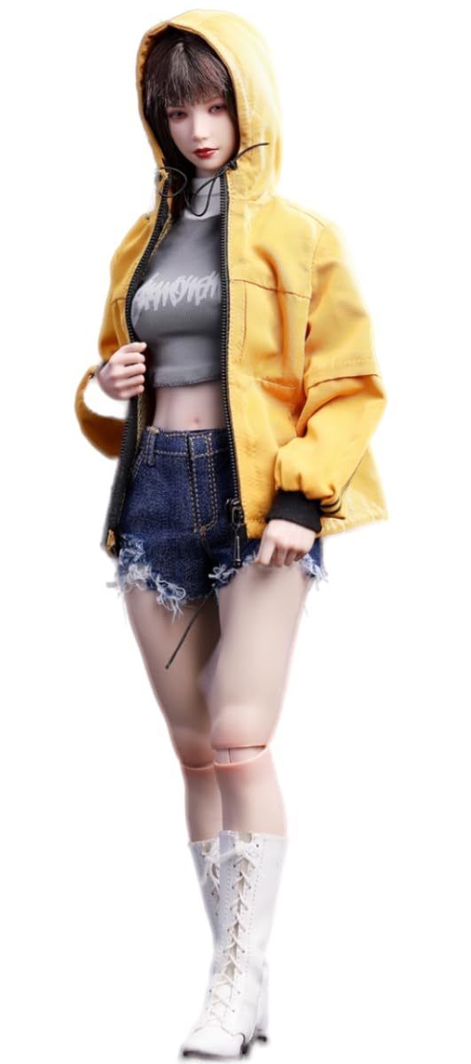 Ropa para muñeca a escala 1/6: Traje deportivo de mezclilla para figura de acción coleccionable de 12 pulgadas ATX-060A