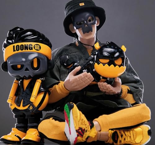 TrickyMan12 Collectible Figure Full Set: MR.Bone Year of The Dragon, 1:6 Scale Miniature Action Figurine