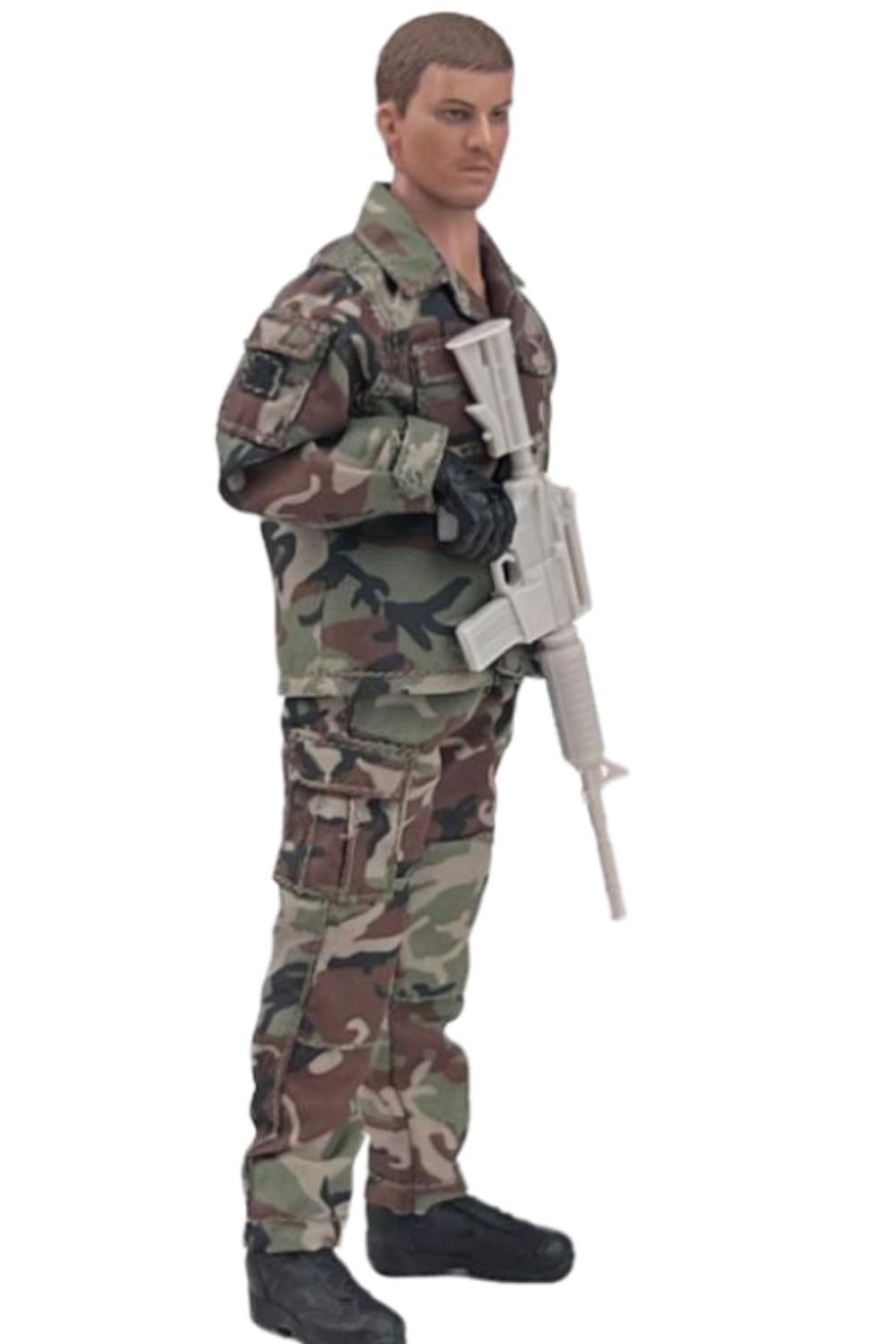 Figura a escala 1/12 Ropa para muñeca: Conjunto de combate BDU coleccionable masculino