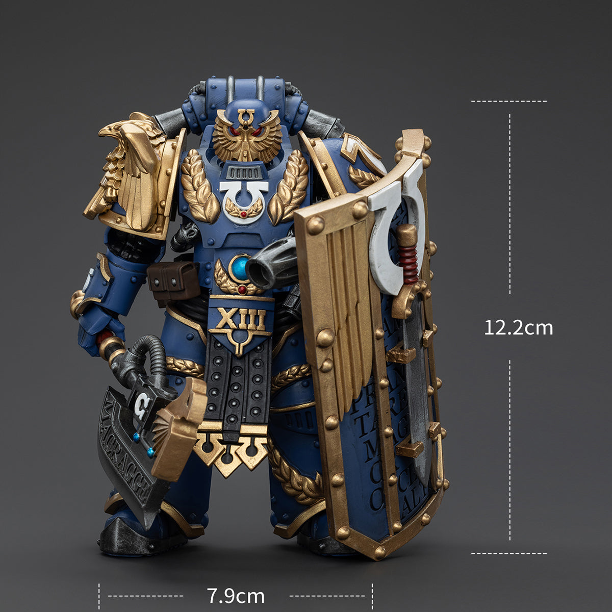 Figura de acción JOYTOY Warhammer La Herejía de Horus Ultramarines Invictarus Suzerain Squad Suzerain 2