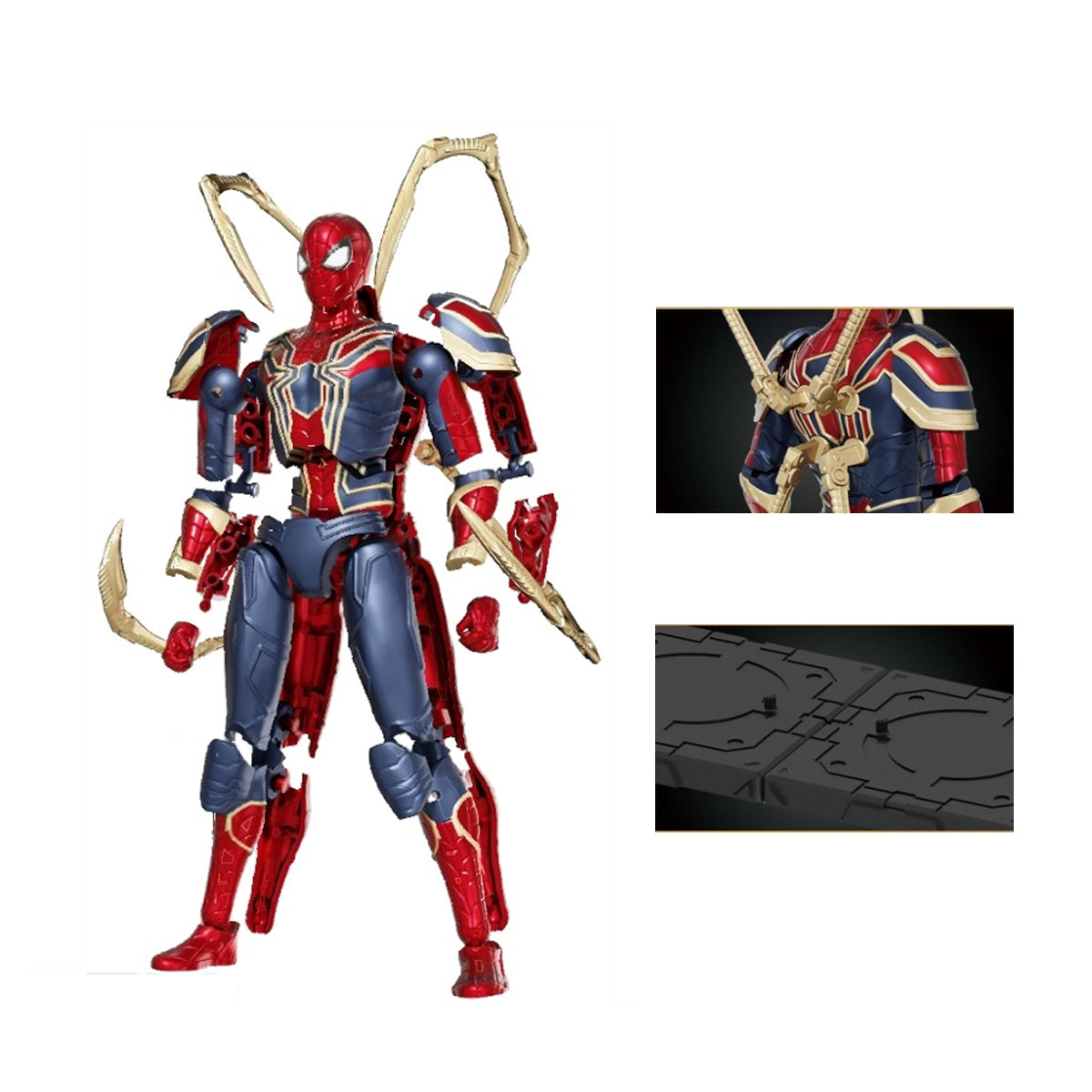 Fondjoy Infinity Saga Iron Spider Assembly Model Kits Comic Series