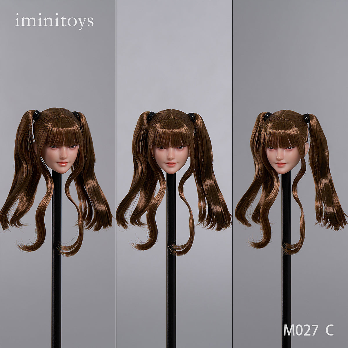 Iminitoys Xuan - Lolita Girl with Movable Eye Doll Head Sculpt Accessory Fit 1/6 Scale 12-inches Figure