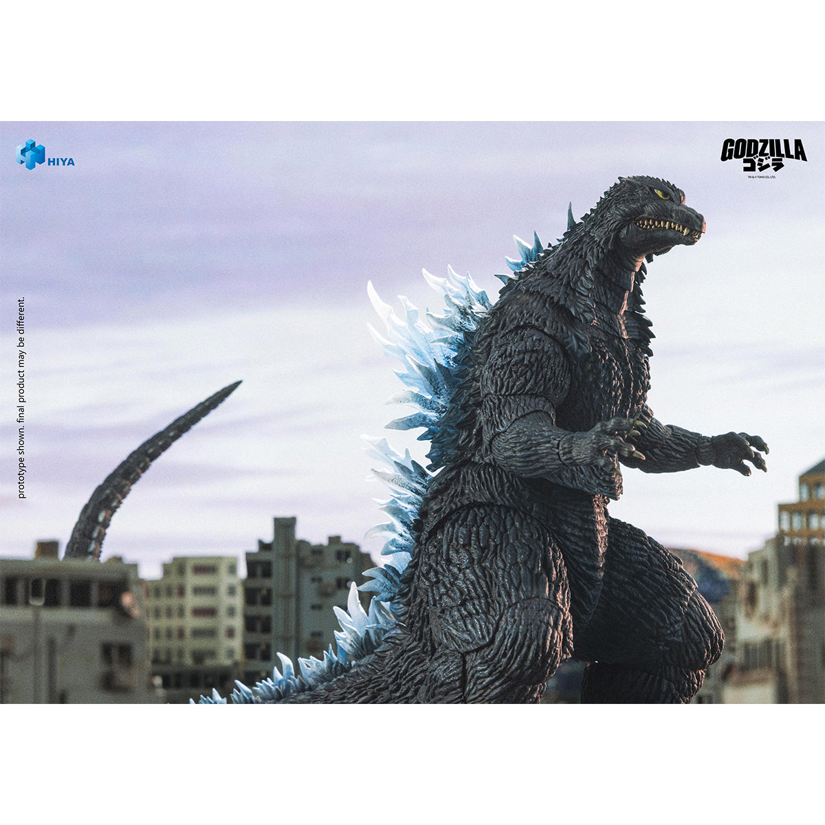 HIYA EXQUISITE BASIC Godzila vs. Mechagodzila Highly Articulated Atomic Breath Godzilla Action Figure