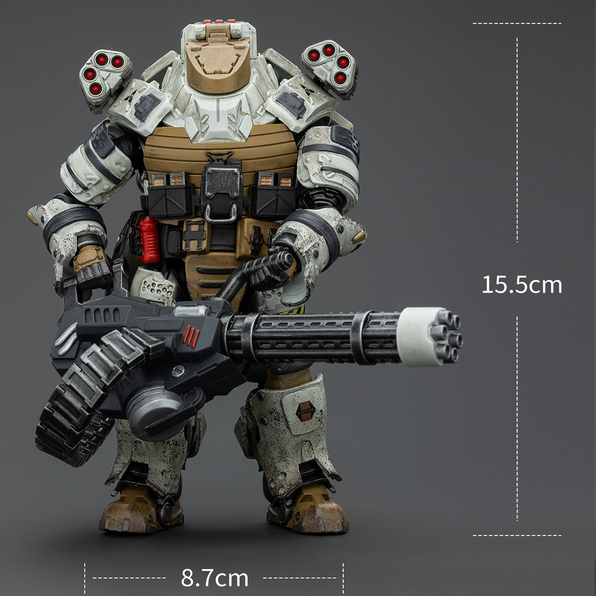 JOYTOY Battle For the Stars 1/18 Sorrow Expeditionary Forces 09th Legion Rescue Squad-Heavy Gunner JT00188 Action Figure