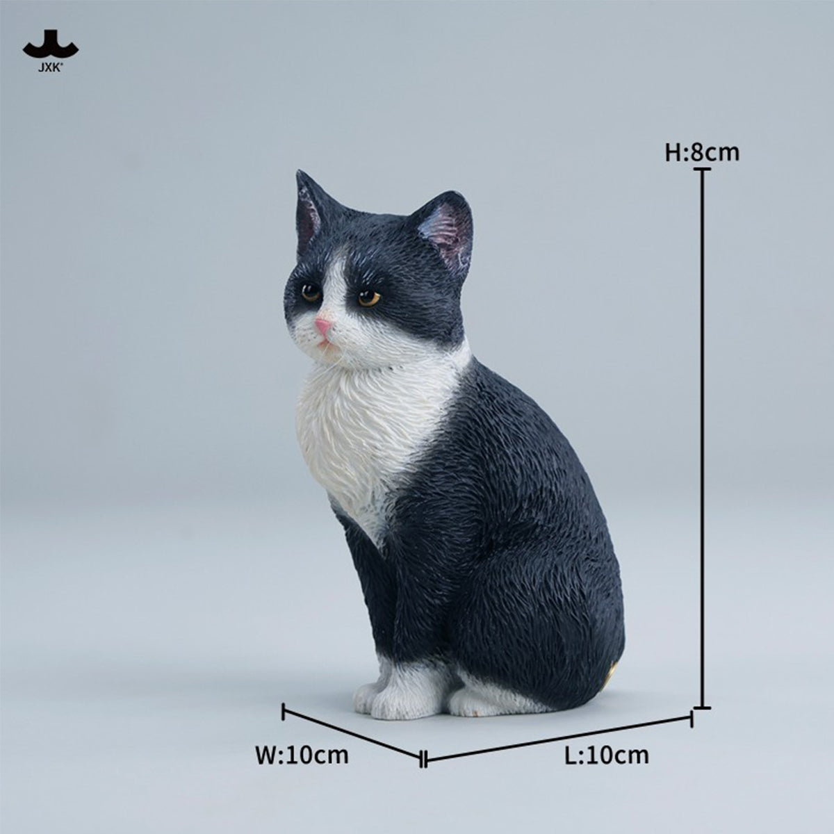 JXK JXK352 Well-behaved Sitting Cat 1/6 Scale Resin Animal Figurine