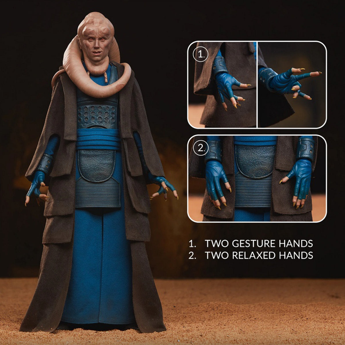 Sideshow, Star Wars Bib Fortuna, 1/6 Scale Action Figure