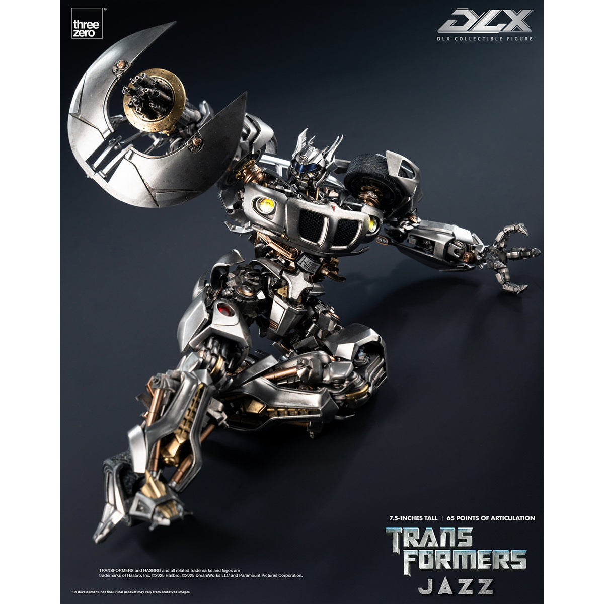 Threezero Transformers DLX Jazz Action Figure