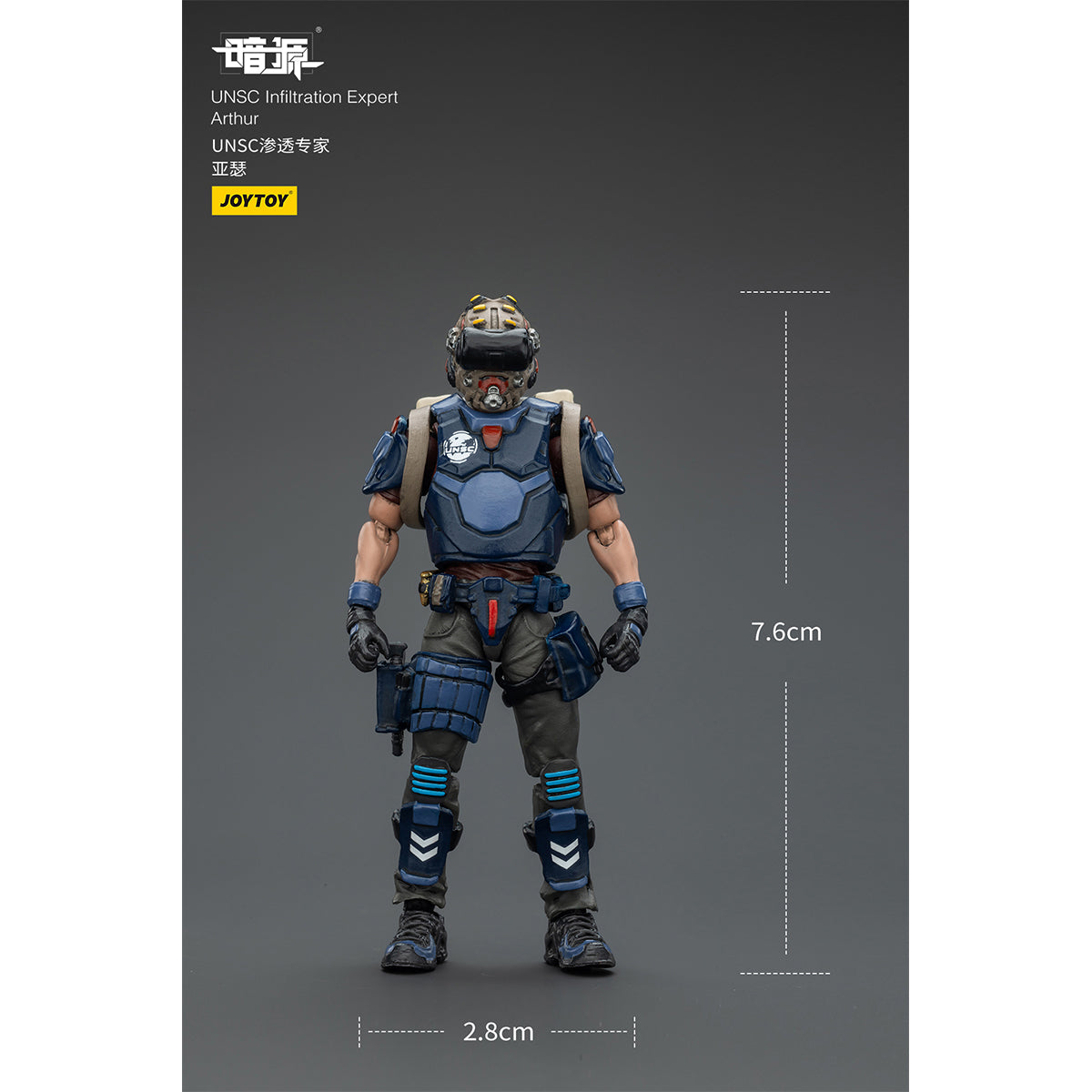 JOYTOY UNSC Sniper Mason/Medic Levi/Assaulter Samuel/Breacher Benjamin/Infiltration Expert Arthur/Elite Soldier Hunter/Assaulter Elias/Assaulter Liam 1/25 Scale Action Figure