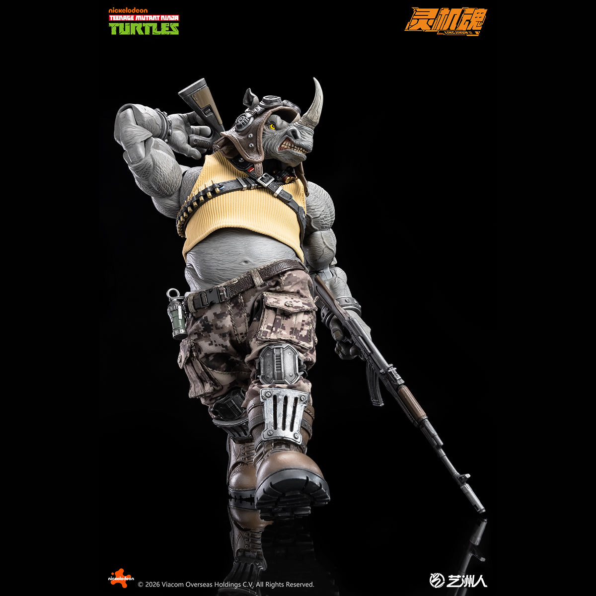 LINGJIHUN TMNT-Bebop & TMNT-Rocksteady 1/10 Scale Action Figure