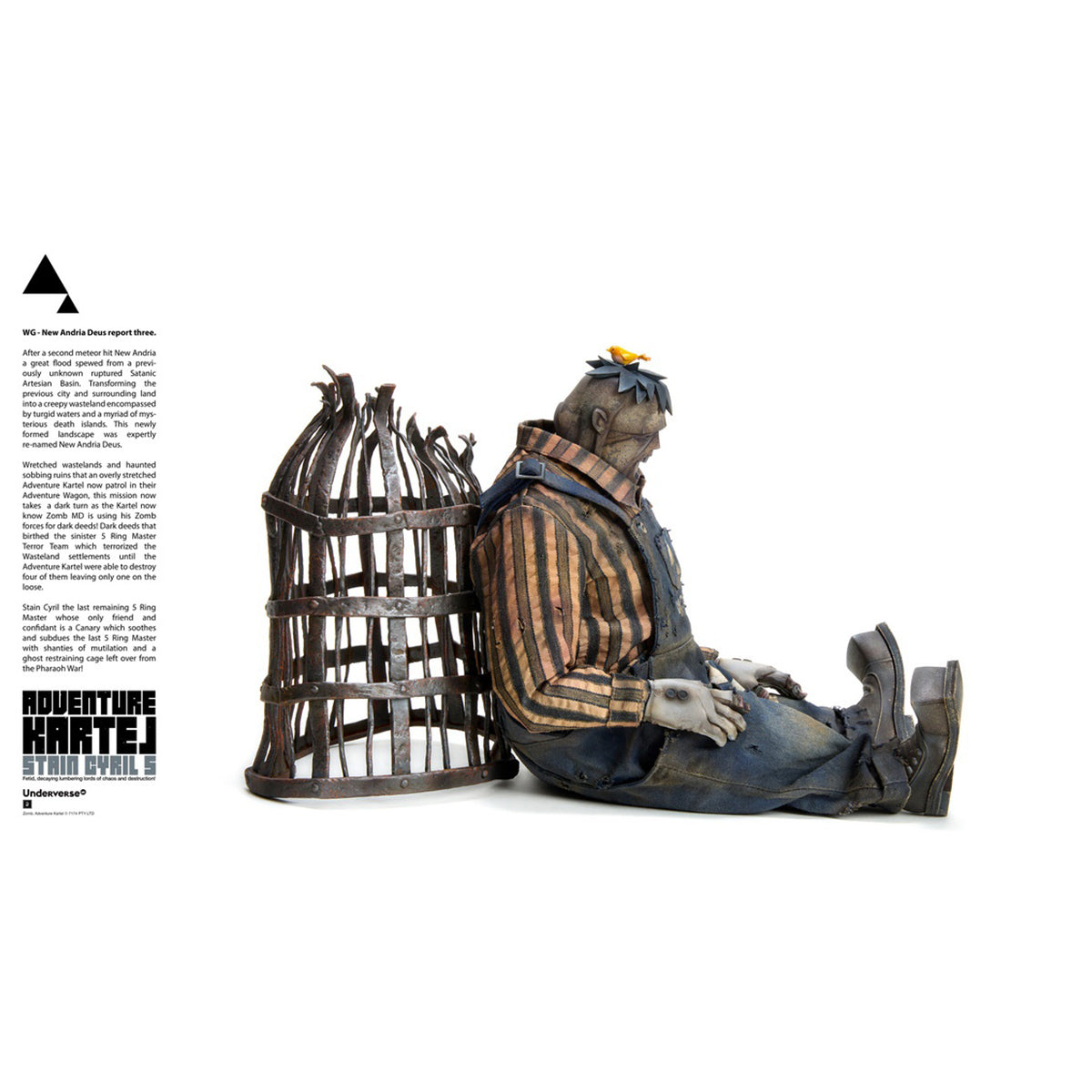 Underverse Stain Cyril Fat Zombie AK Series 1/6 Scale Action Figure