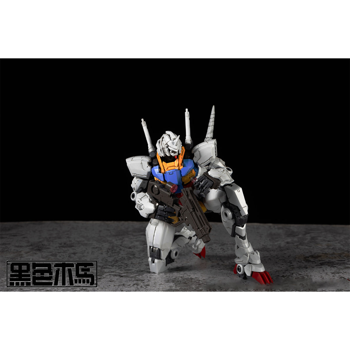 Black Trojan, Beast Machine Steel Cable Double Antenna Style., 1/100 Scale Model Kits Assembly