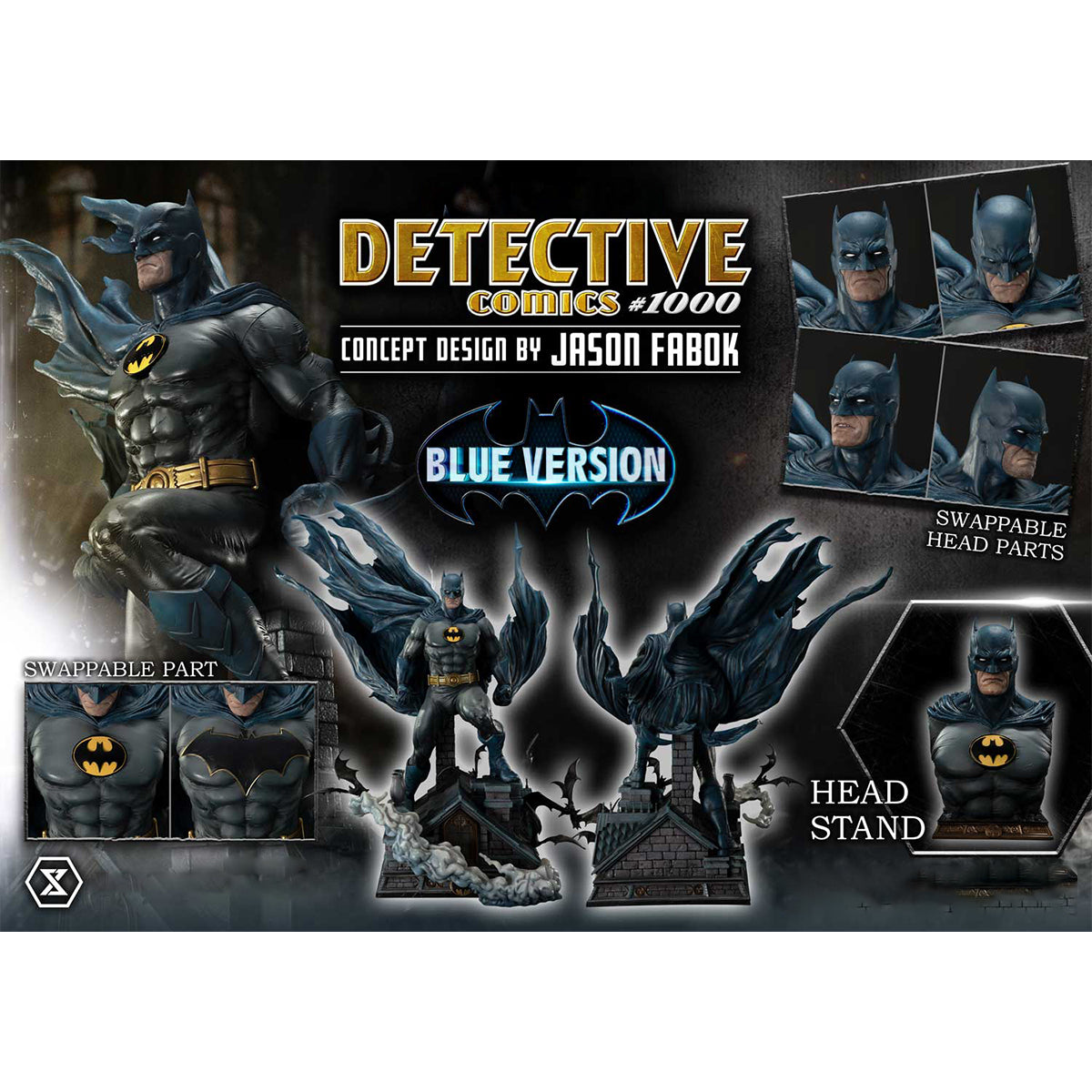 Prime 1 Studio, Batman Blue Version, Statue Figurine