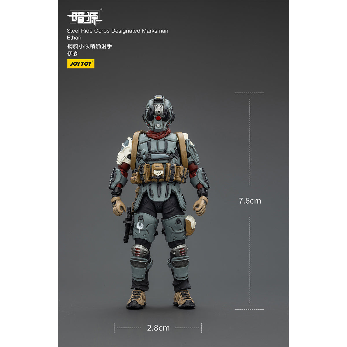 JOYTOY Steel Ride Corps Mechanic Tork/Designated Marksman Ethan 1/25 Scale Action Figure