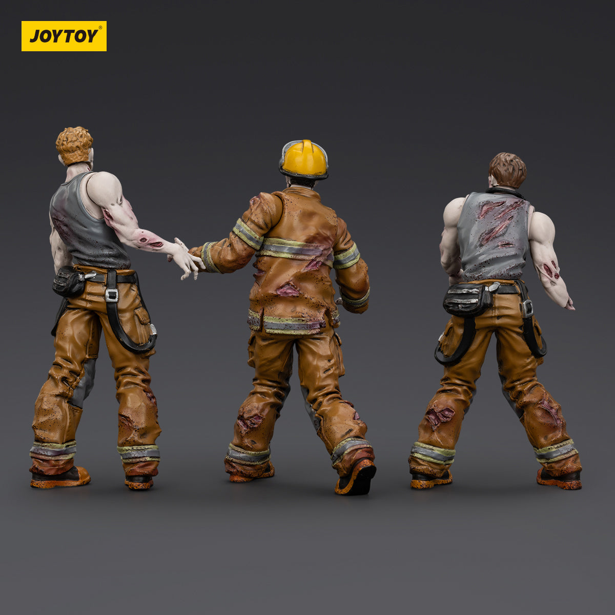 (Only Shipped to the US) JOYTOY 1/25 Dark Source Zombie Figure Firefighters JT01598 Action Figures