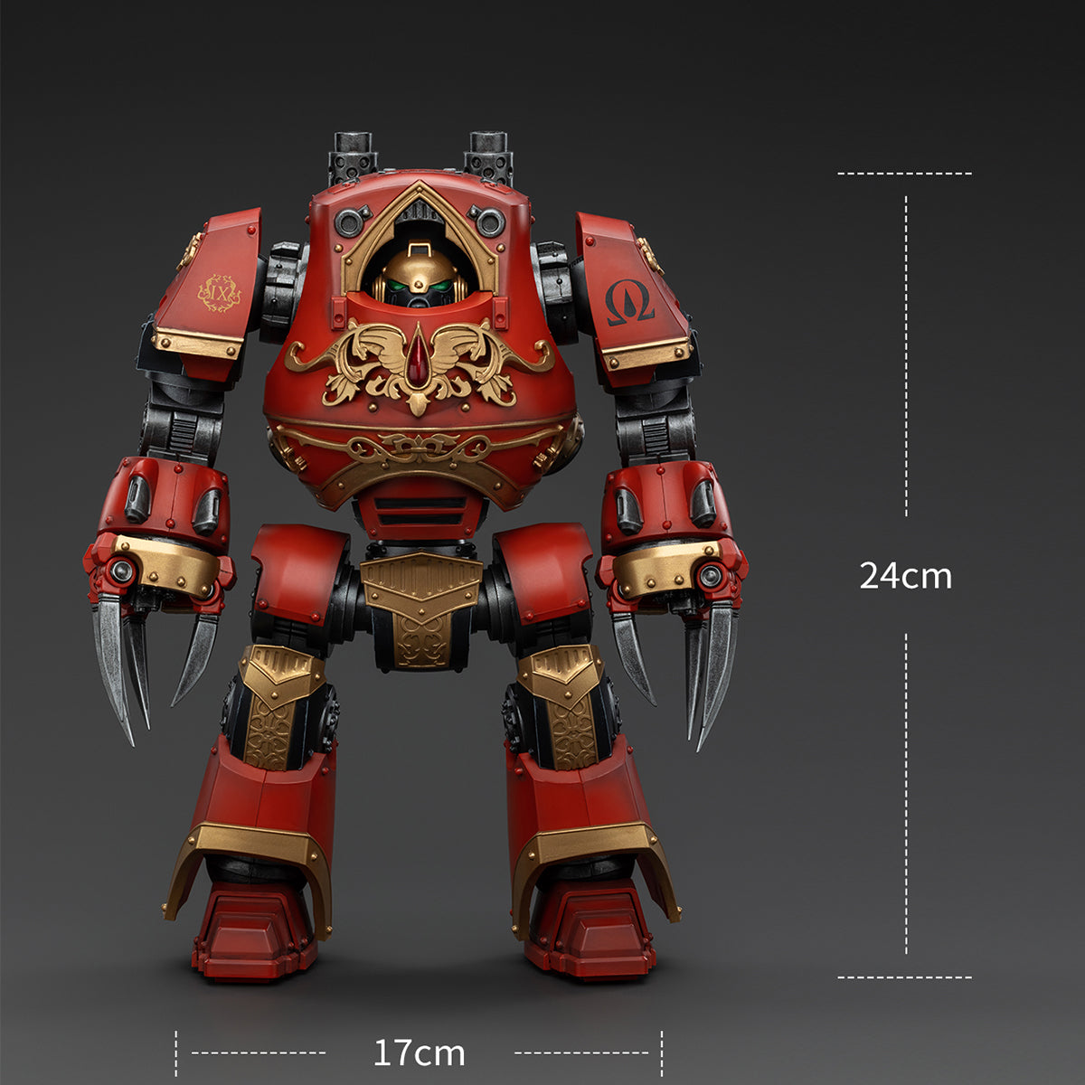 JOYTOY Blood Angels Contemptor-Incaendius Dreadnought JT00737 Warhammer 1/18 Scale Action Figure