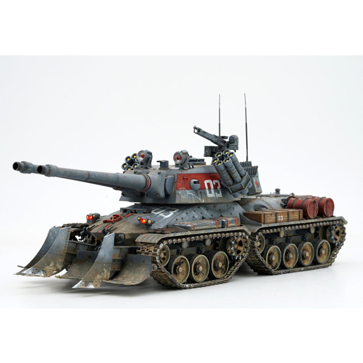 BORDER BC-005 Soviet Magnetic Storm Tank Gesla Gank/BC-004 Kirov Airship/BC-003 Soviet Apocalypse Tank Ver2.0/BC-002 Grizzly Battle Tank/BA-002 Hell Knight Syl Model Kit