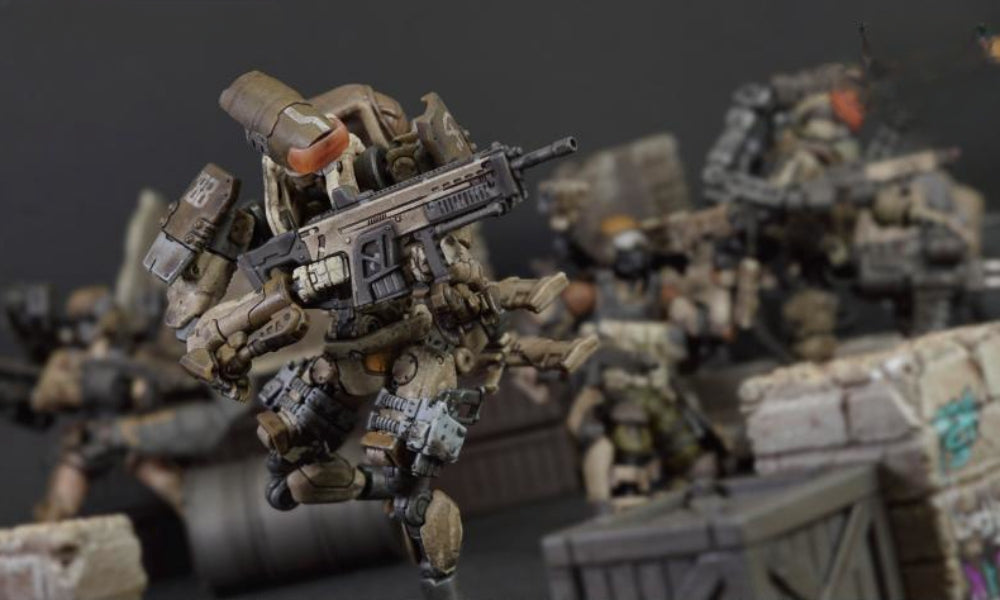 Figura coleccionable de Toys Alliance X Acid Rain: Acid Rain: Figura de acción miniatura Ash Camelbot HR57s 1:18 FAV-A85