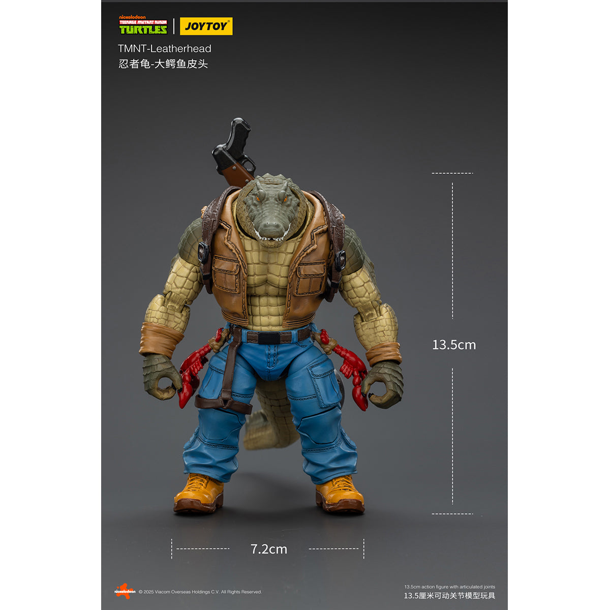 JOYTOY TMNT-Metalhead & TMNT-Leatherhead 1/18 Scale Action Figure