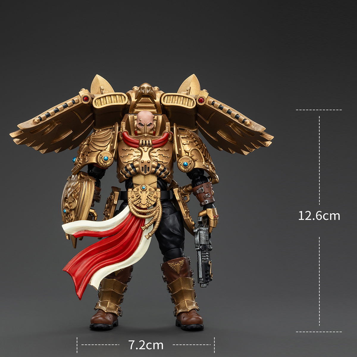 JOYTOY 1/18 Legio Custodes JT00782 Custodian Venatari Squad Venatari with Kenetic Destroyer 2 Action Figures