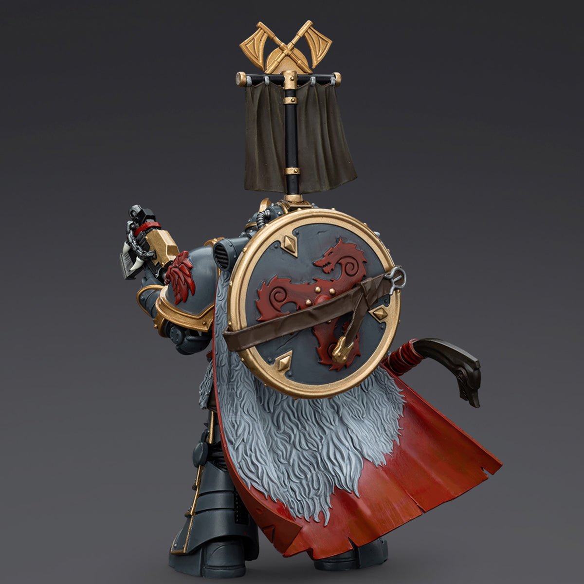 JOYTOY Warhammer The Horus Heresy Space Wolves Legion Praetor with Power Axe and Combat Shield Action Figures