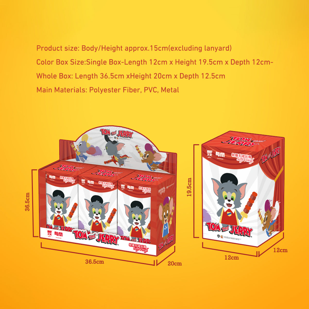 Fondjoy The Three Musketeers Series First Edition Tom and Jerry TJ1015 Blind Box Figure