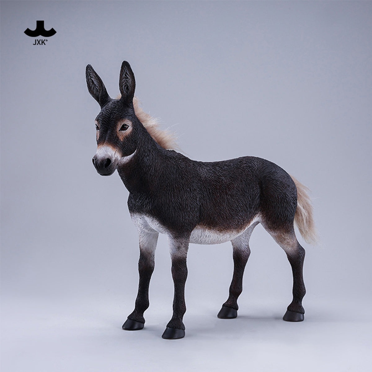 JXK MULE Static Expertly Hand-Painted Lifelike 1/6 Scale Animal Figurine