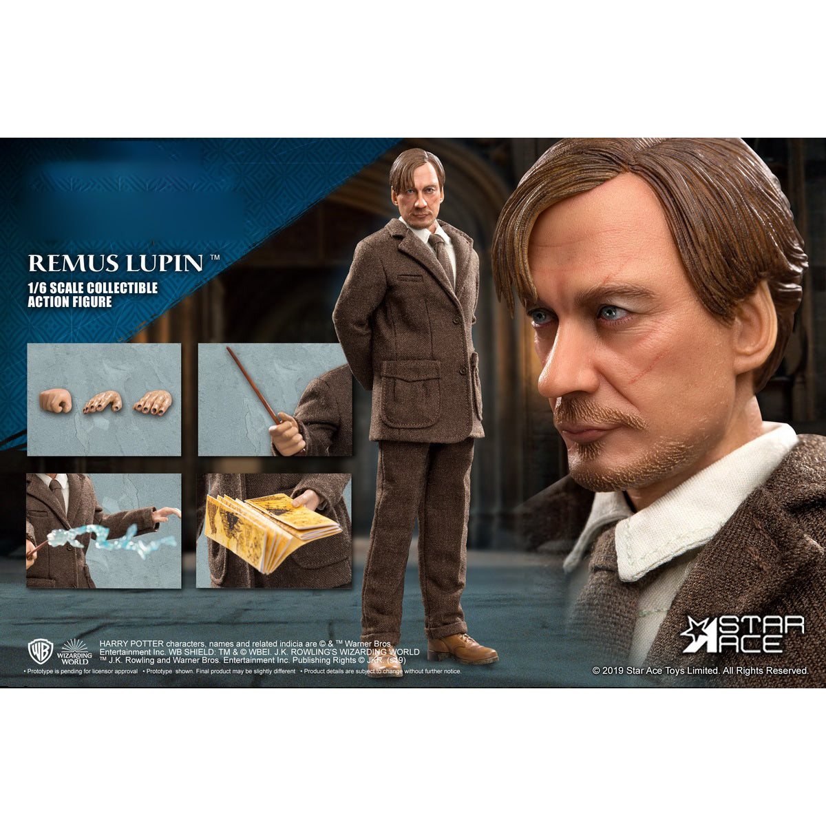 STAR ACE Toys Harry Potter: LuPin Professor Standard Ddition Action Figure