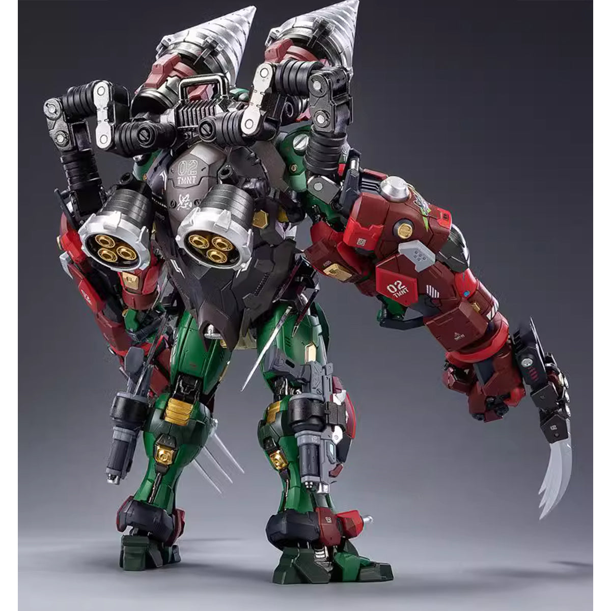 (Only Shipped to the US) HEATBOYS Mecha Alloy Armor TMNT Raphael HB0013 Action Figure