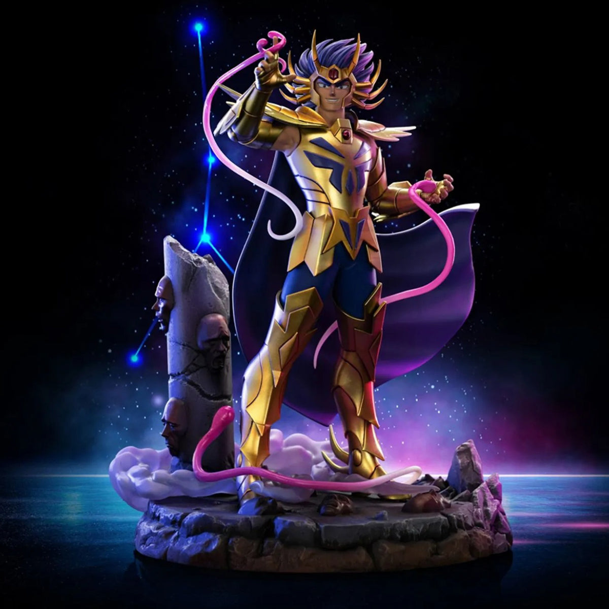 Iron Studios Saint Seiya - Cancer Deathmask Art Statue