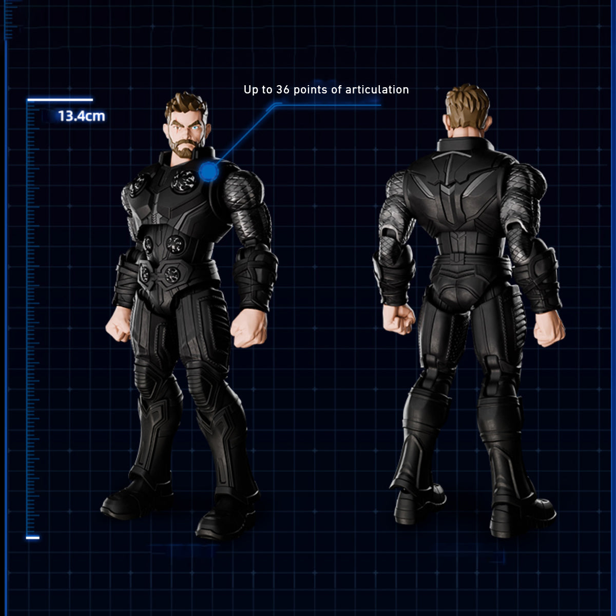 Kits de modelos de ensamblaje de Thor de clase Campeón de Blokees Hero Beyond Edition