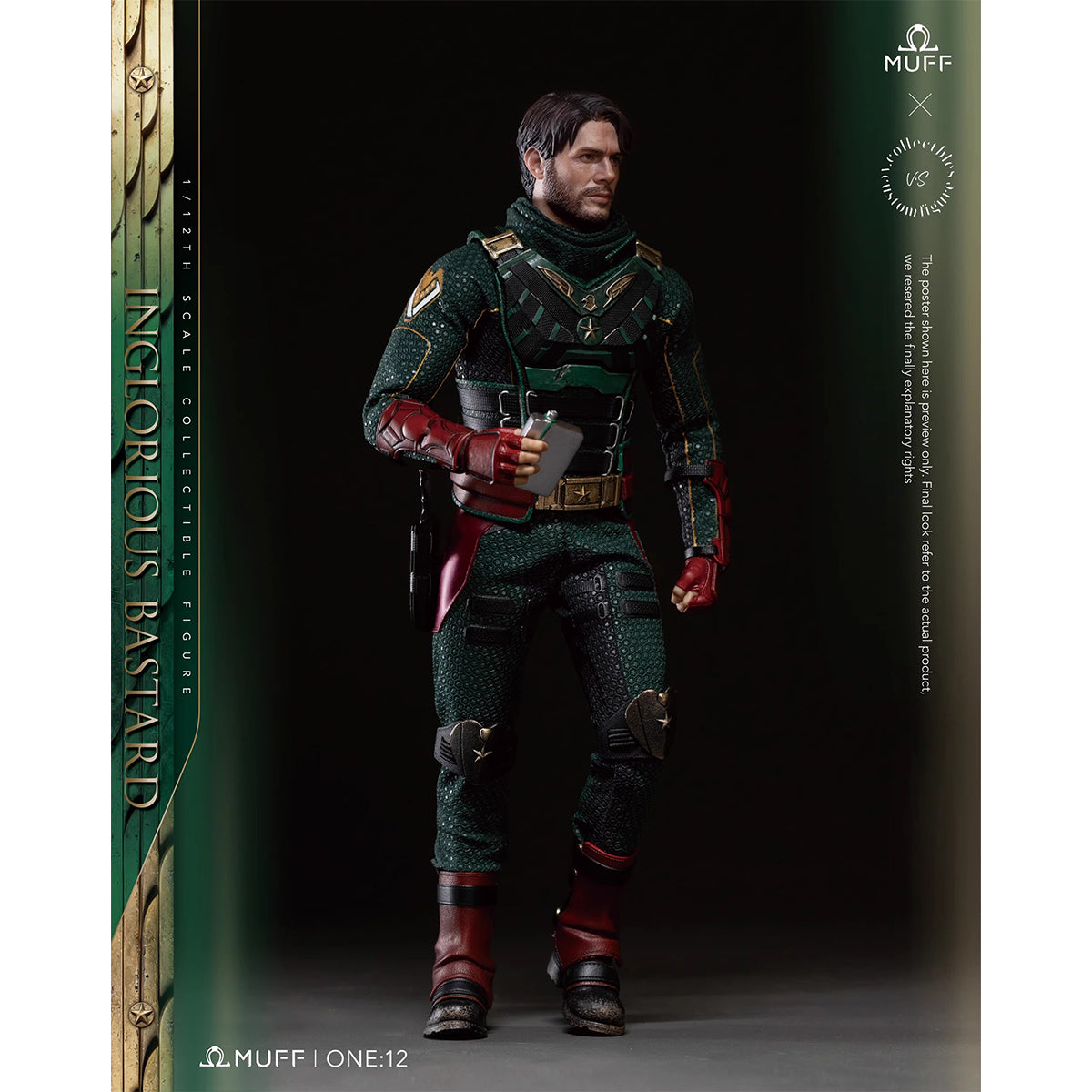 MUFF×V.collectibles Inglorious Bastard MF08 1/12 Scale Action Figure