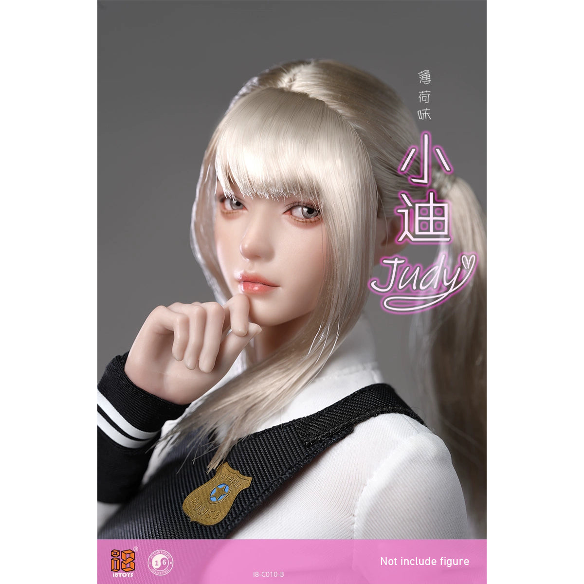 I8TOYS, Mint Flavor - Judy Head Sculpt and Costume Set, Accessory Pack for 12-inches Figure