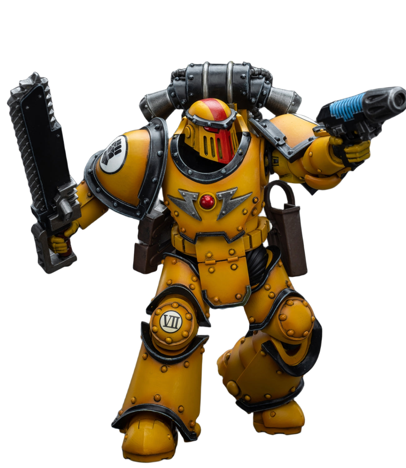 JoyToy 40K : Figurines d'action Imperial Fists Legion MkIII Despoiler Squad Sergent avec pistolet à plasma