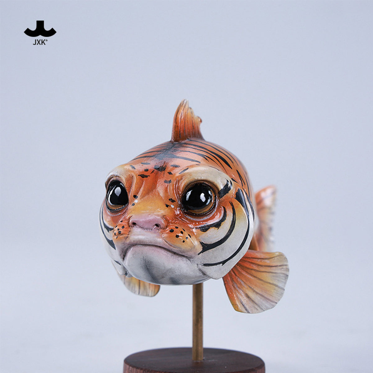 JXK Tiger-Growl Fish Static Expertly Hand-Painted Lifelike Animal Figurine