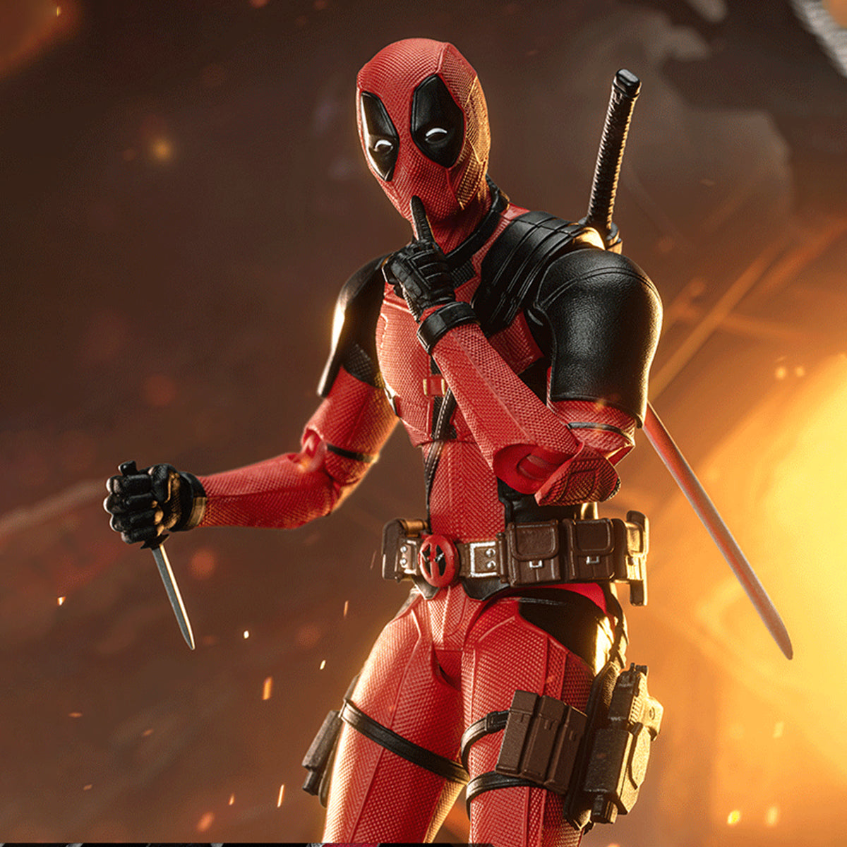Figuras de acción de Wolverine y Deadpool, edición cinematográfica de ZD Toys
