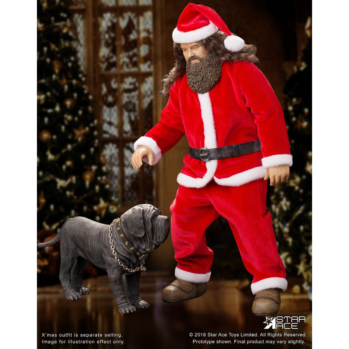 STAR ACE Toys Harry Potter: Hagrid Outfit Christmas Special Edition Accessory Pack