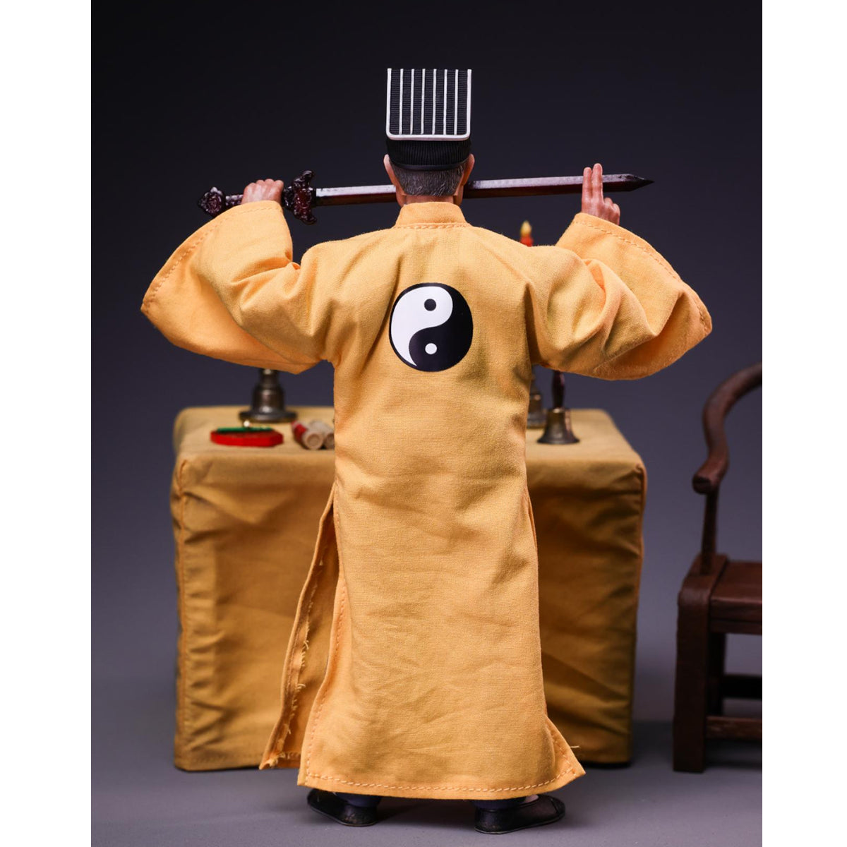 Mountain Studio Yellow Robe Hero Mr. Vampire Uncle Yingshu 1/12 Scale Action Figure