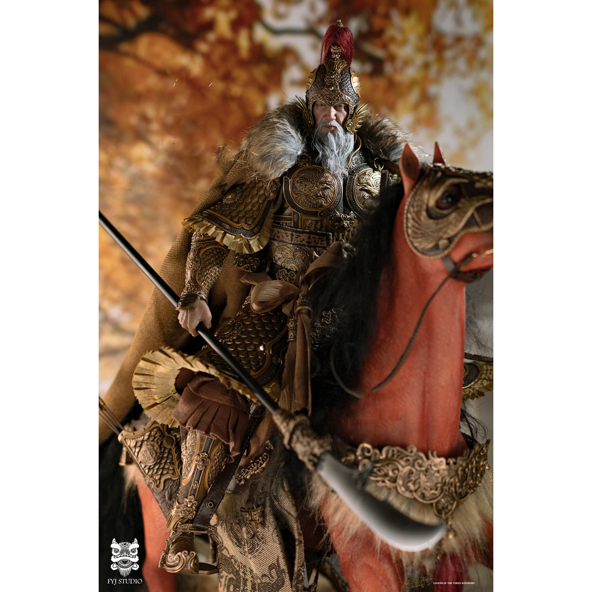 FYJ-STUDIO FYJ 002 Three Kingdoms General Of The Western Expedition Huang Zhong Bow And Arrow Falcon 1/6 Scale Action Figure