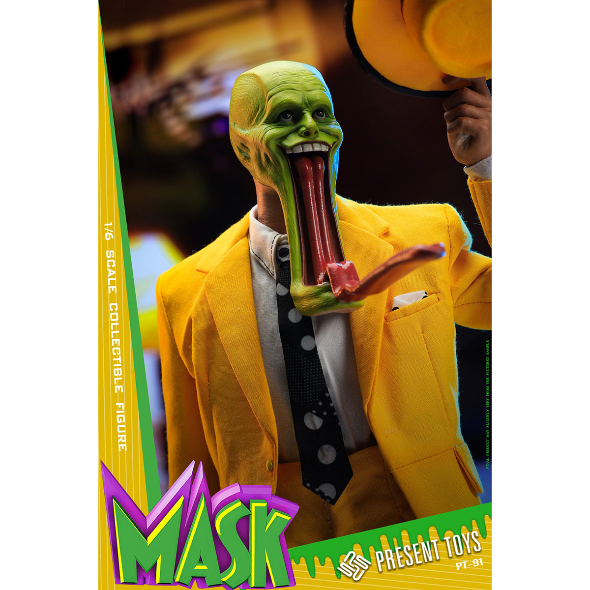 PRESENT TOYS Masked Man in Yellow Tailcoat Action Figures