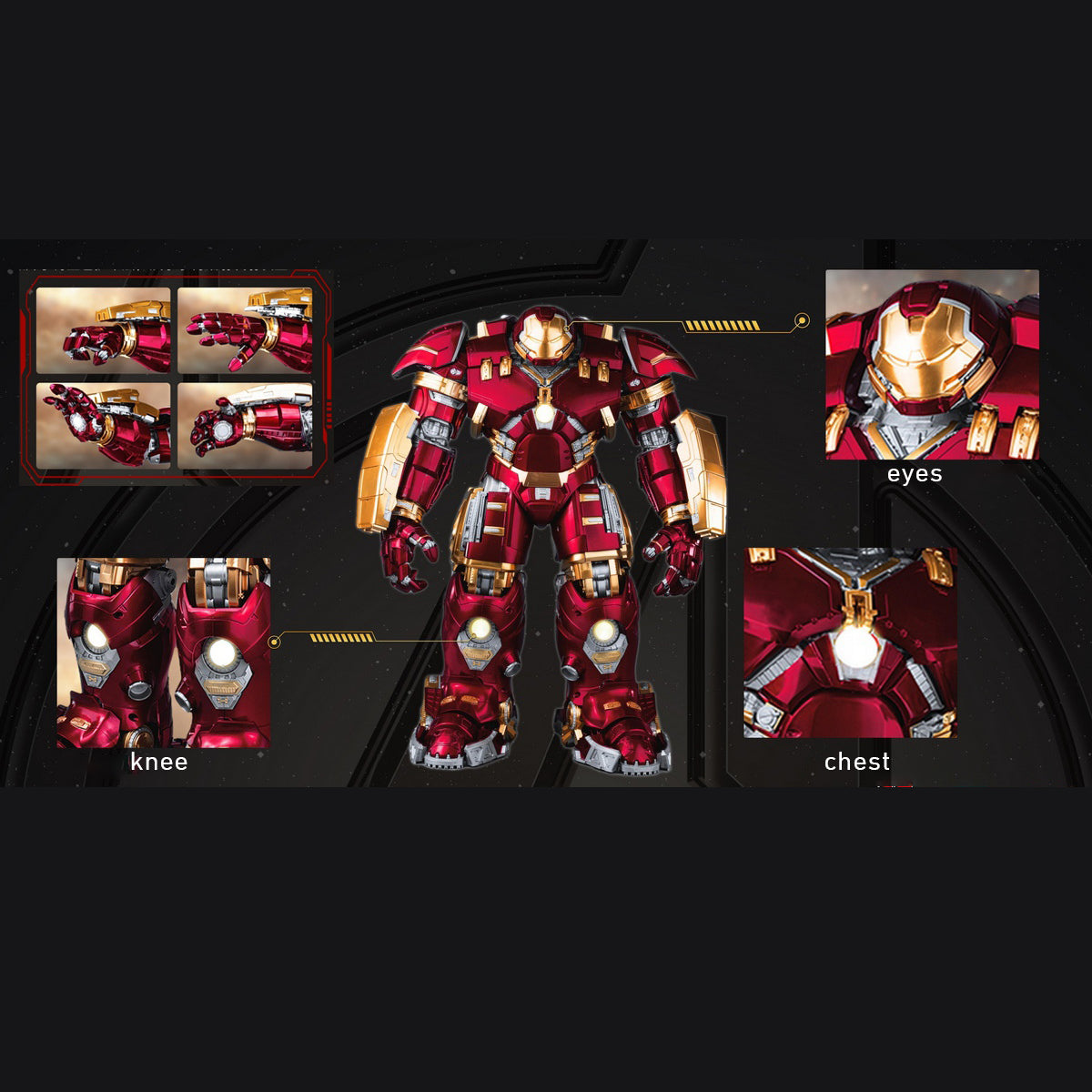 Fondjoy, Infinite Legend Hulkbuster Armor, Assembly Model Kits