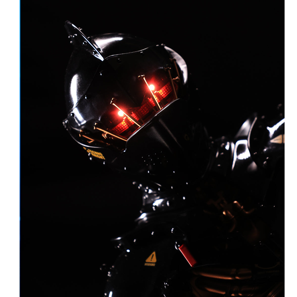 WeArtDoing, Cyber Knight Obsidian Dark/Star Silver/Gleam Void, Art Statue