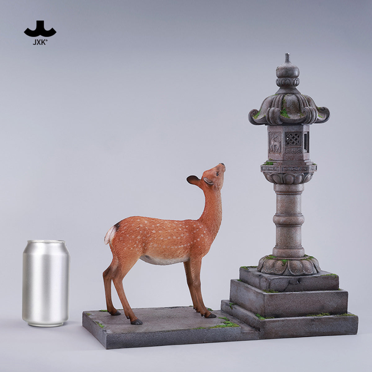JXK Nara Deer Static Expertly Hand-Painted Lifelike Animal Figurine