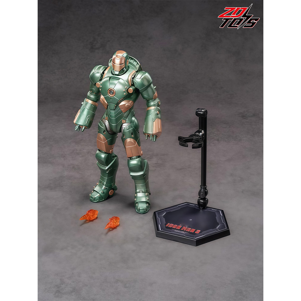 ZD Toys Iron Man Non-Light-Up Edition 1/10 Scale Action Figure