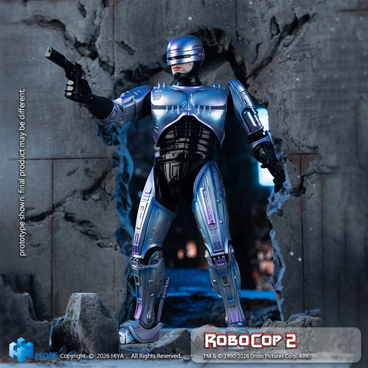 HIYA ESR0302 RoboCop 2 RoboCop EXQUISITE SUPER Series 1/12 Scale Action Figure