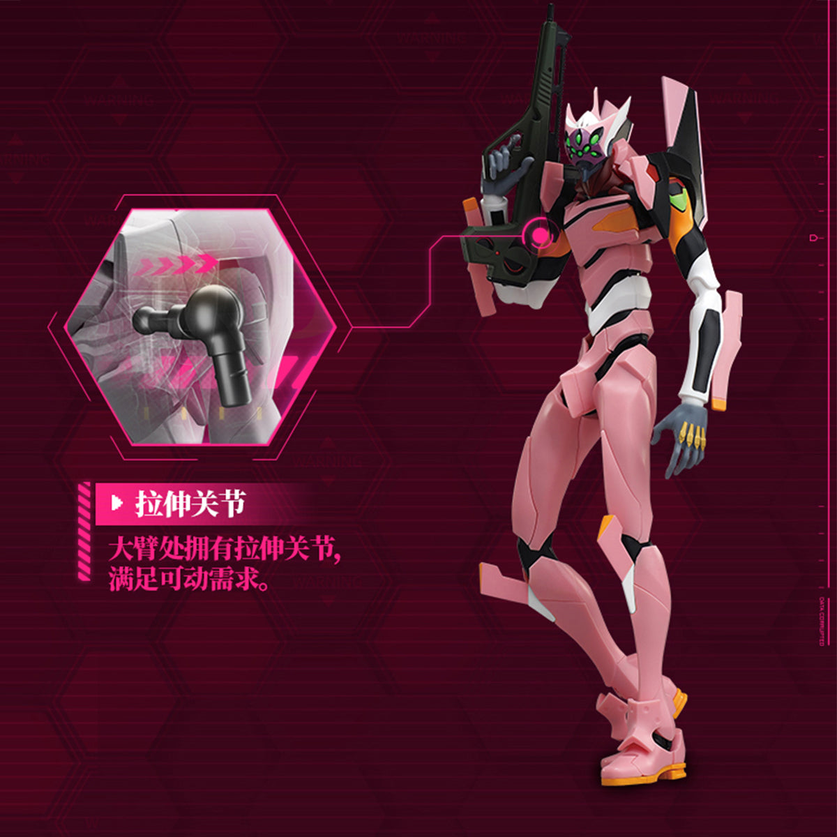 Blokees Neon Genesis Evangelion Legend Edition Unit‑08 Assembly Model Kits