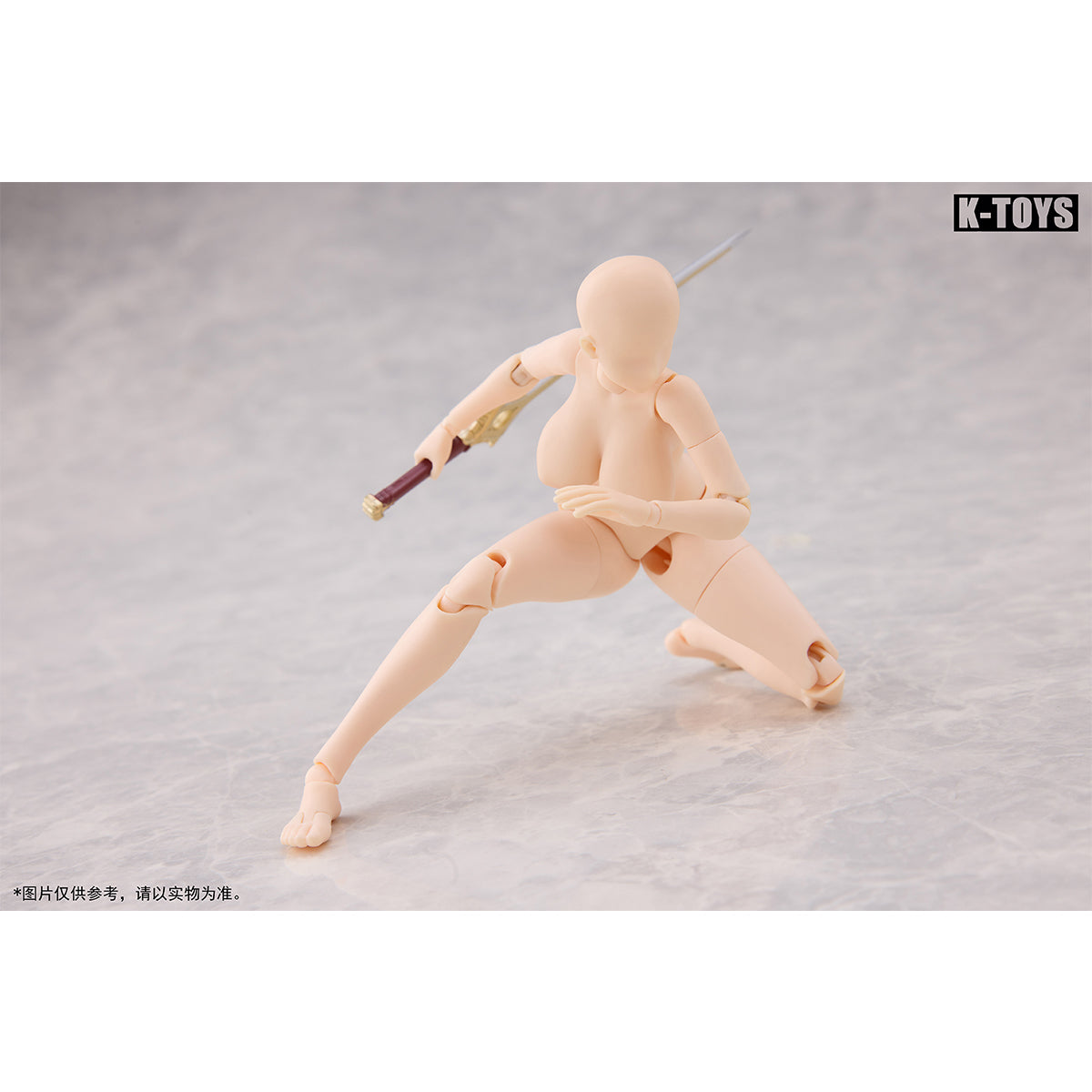 K-Toys Articulated joints Female Anime Type Large Bust 1/12 Scale Action Figure Body